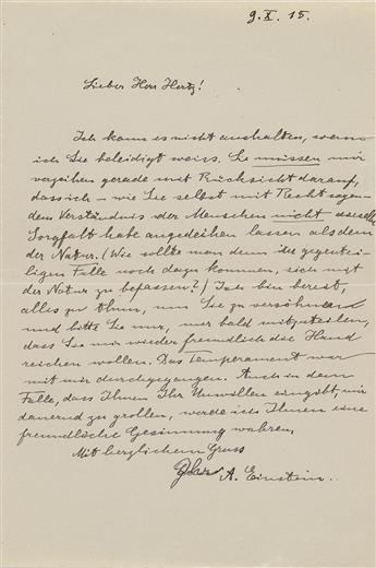 (LINCOLN, ABRAHAM.) MASTERS, EDGAR LEE. Autograph Manuscript Signed, fair copy of his poem Anne Rutledge,